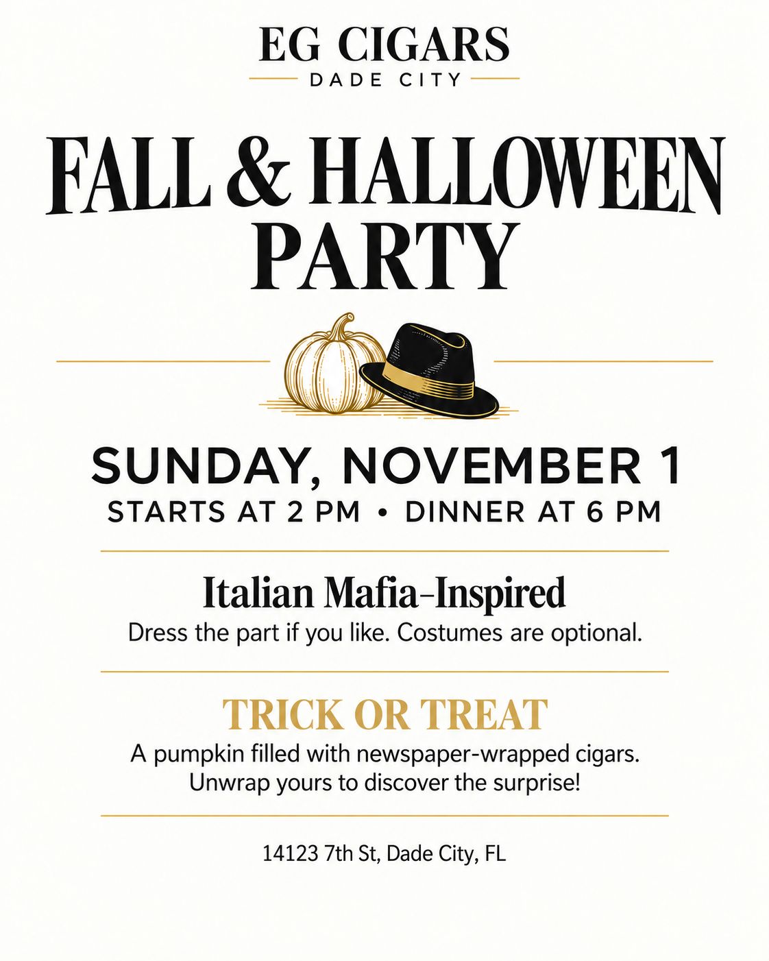 FALL &amp; HALLOWEEN  PARTY NOV 1ST , 2026