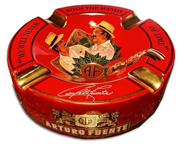 ARTURO FUENTE Hands of Time Ashtray (Red)