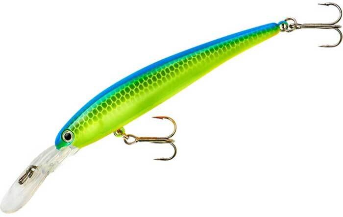 Bandit B-Shad Chartreuse Blue Back