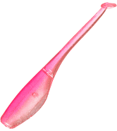 Bobby Garland 2.25&quot; Baby Shad Swim&#39;R Neon Prism