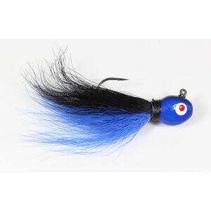 Challenger Bucktail Jig 3/4oz. Black/Blue