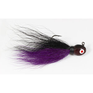 Challenger Bucktail Jig 3/4oz. Black/Purple