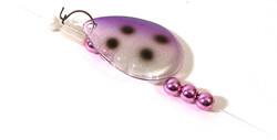 Dutch Fork Custom Lures 10&quot; Fluoro Carbon Crawler Harness Rainbow Trout