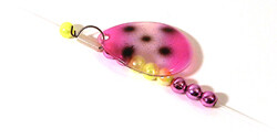 Dutch Fork Custom Lures 10&quot; Fluoro Carbon Crawler Harness Pink Squirrel