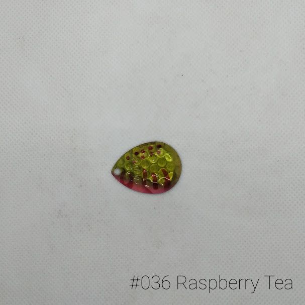 #036 Raspberry Tea W/Antifreeze Back Size 5 3pk Krankie Lure Colorado Blades