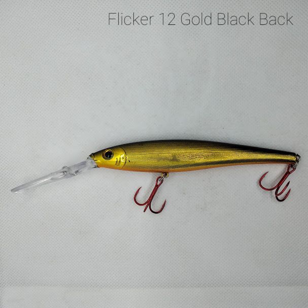 #113 Gold Black Back Krankie Flicker 12