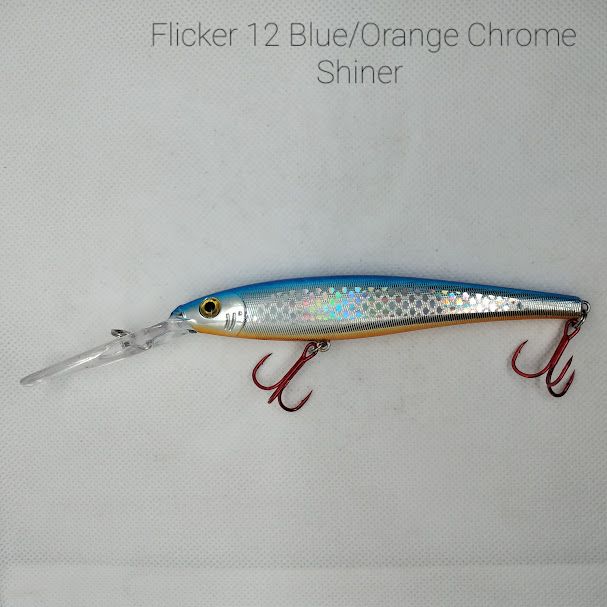 #126 Blue/Orange Chrome Shiner Krankie Flicker 12