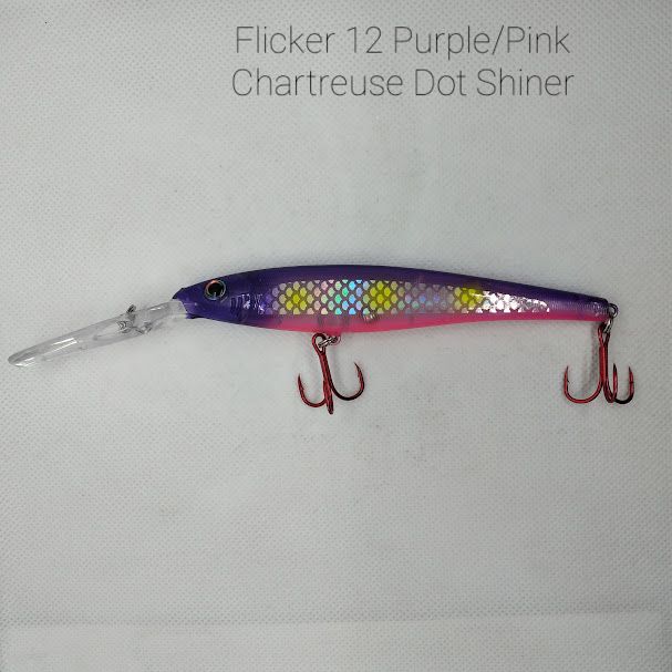 #129 Purple/Pink Chart Dot Shiner Krankie Flicker 12