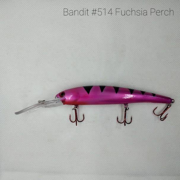 #514 Fushcia Perch Walleye Deep Diver