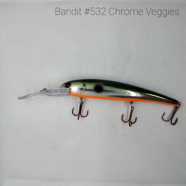 #532 Chrome Veggies Walleye Deep Diver