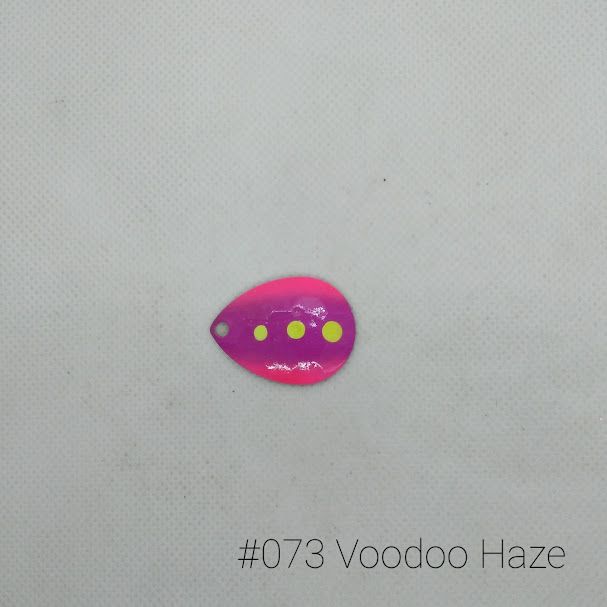 #73 Voodoo Haze W/Gold Back Size 3 3pk Krankie Lure Colorado Blades