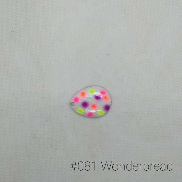 #81-G Wonderbread W/Gold Back Size 3 3pk Krankie Lure Colorado Blades