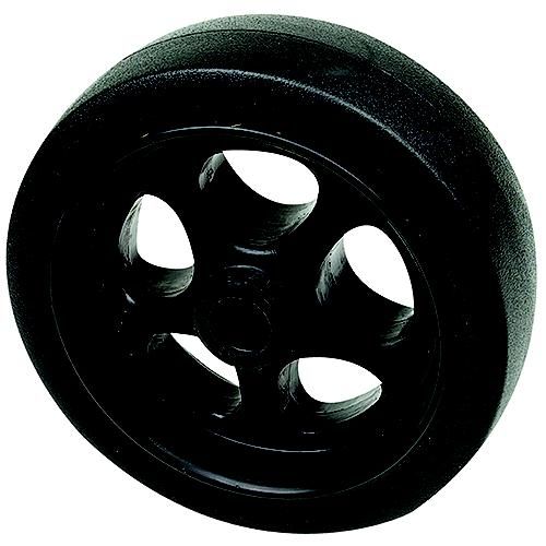 8&quot; Black Poly Spare Jack Wheel