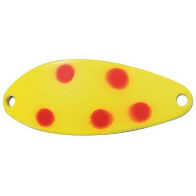 Acme Little Cleo 2/5oz. Chartreuse/Fluorescent Dot Nickel