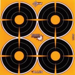 Adhesive Splash 3&quot; Bullseye Target 12pk