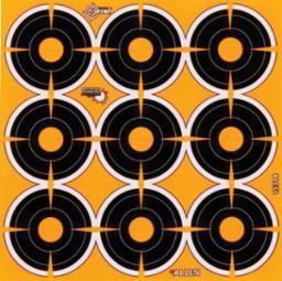 Adhesive Splash 2&quot; Bullseye Target 12pk