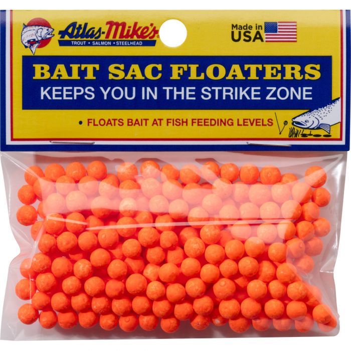 Atlas Mike Bait Sac Floaters Orange 300/bag