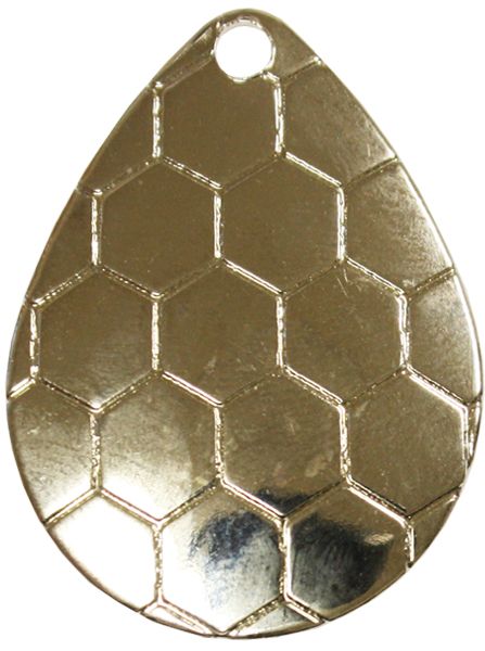 Colorado Hexagon Spinner Blade-Nickel Plated Steel-Size 3