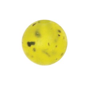 Chartreuse Speckle 6mm Beads 100pk