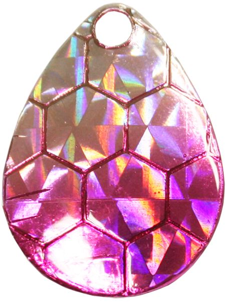 Hex Foil Pink Splash Colorado Blades Size 4 3pk