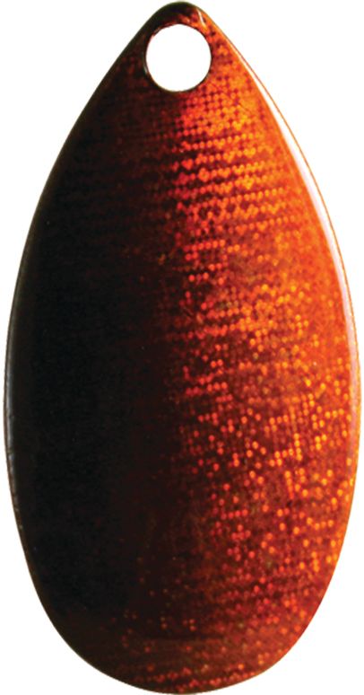 Indiana Spinner Blade-Size 4-Black &amp; Orange Iridescent Foilistic