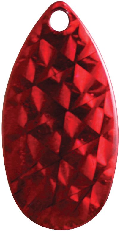 Red Dye Silver Back Size 3 Indiana Spinner Blades