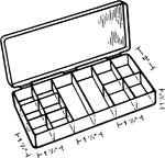 Tackle Storage Box 12 Slots