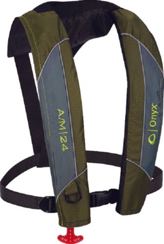 Automatic/Manual Green Inflatable Life Jacket A/M 24