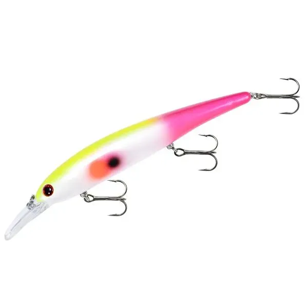 Bandit Walleye Shallow White Yellow W/Pink Tail