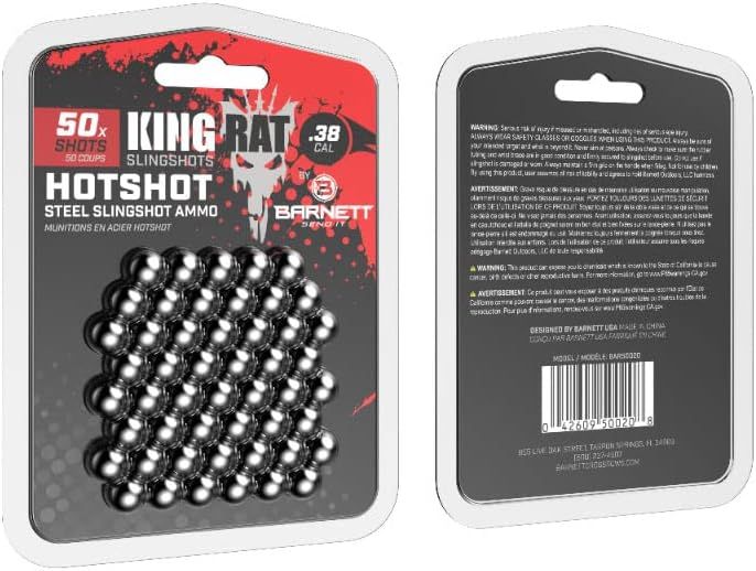 Barnett Sling Shot Ammo .38 cal 50pk