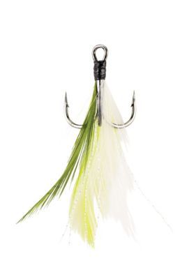 Berkley Fusion19 Fethered Treble White Chartreuse Size 6
