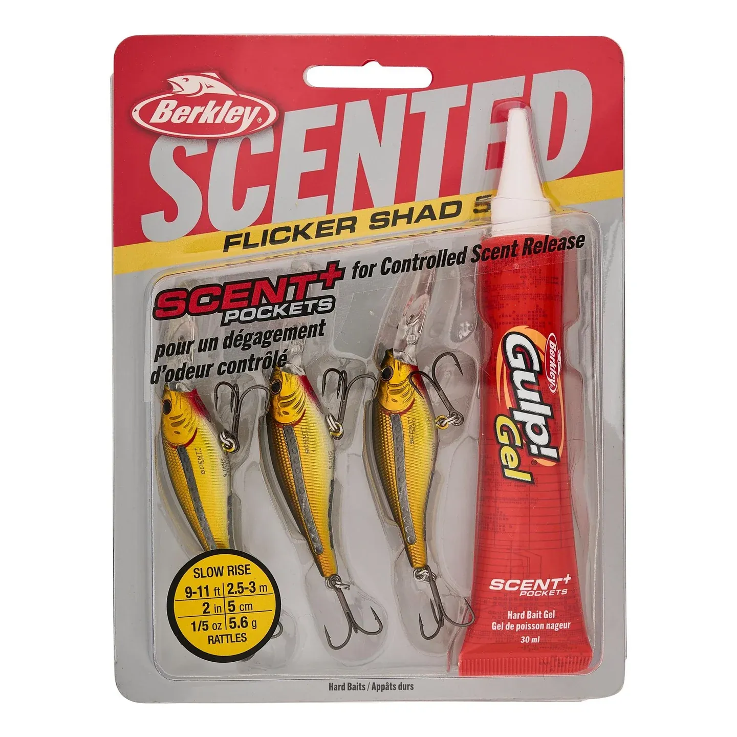 Berkley Scented Flicker Shad 5 Black Gold