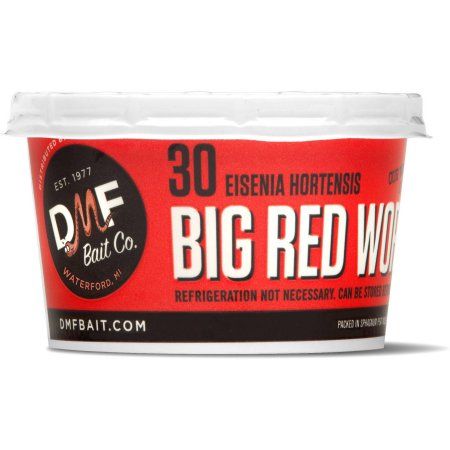 Big Red Worms 30ct