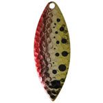 HAMMERED NICKLE DOT WILLOWLEAF SPINNER BLADE 4