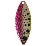 HAMMERED NICKLE DOT WILLOWLEAF SPINNER BLADE 3.5