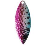 HAMMERED NICKLE DOT WILLOWLEAF SPINNER BLADE 4