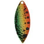 HAMMERED NICKLE DOT WILLOWLEAF SPINNER BLADE 4