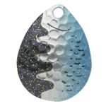 Blue Hammered Nickle Perch Crystal Colorado Blades Size 3 3pk