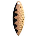 Chartreuse Hammered Copper Perch Crystal Willowleaf Blades Size 3