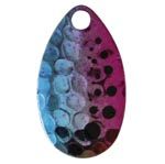 Indiana Spinner Blade-Size 4-Hammered Dot Rainbow Pk of 3