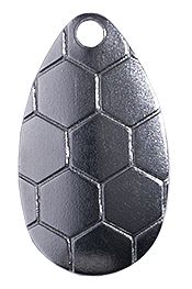 Indiana Hexagon Spinner Blade-Raw Steel-Size 4 Pk of 3