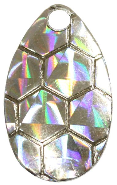 Indiana Spinner Blade-Size 4-Hex Foil Silver Pk of 3