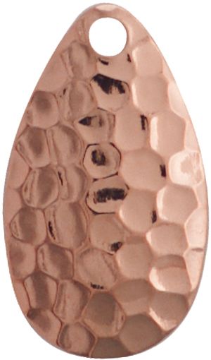 Indiana Spinner Blade-Size 4-Hammered Copper Pk of 3