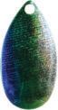 Indiana Spinner Blade-Size 5-Emerald Shiner Iridescent Foilistic Pk of 3