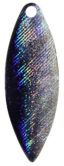 Willowleaf Spinner Blade-Size 3 1/2-Silver Shad Iridescent Foilistic Pk of 3