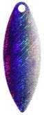 Willowleaf Spinner Blade-Size 3 1/2-Rainbow Iridescent Foilistic Pk of 3