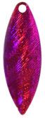 Willowleaf Spinner Blade-Size 4 1/2-Plum Crazy Iridescent Foilistic Pk of 3