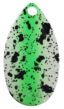 Indiana Spinner Blade-Size 3-Spackle-UV Green Glow Pk of 3