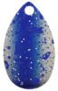 Indiana Spinner Blade-Size 4-Spackle-UV Blue Nickel Pk of 3