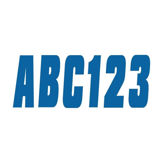 Blue Boats &amp; PWC Registration Number Kit